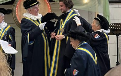 Florian Denis intronisé à la confrérie de Joachim du Bellay